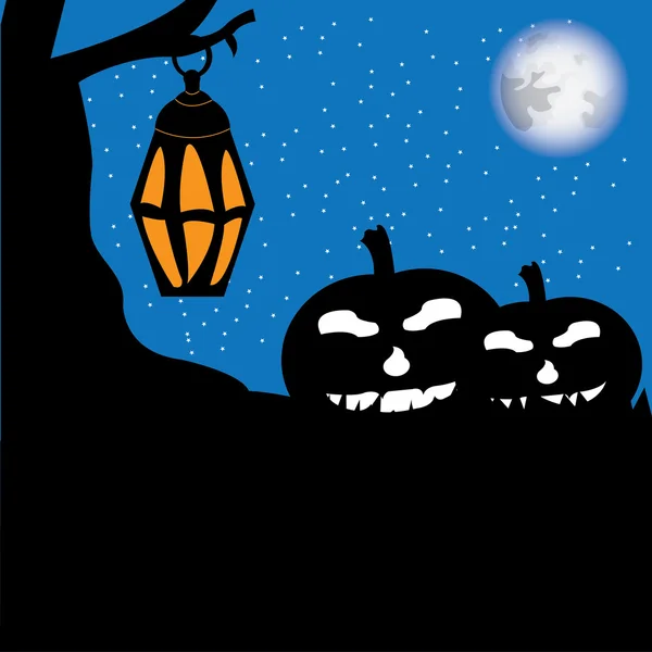 Farbiger Halloween-Hintergrund — Stockvektor