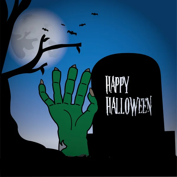 Gekleurde halloween achtergrond — Stockvector