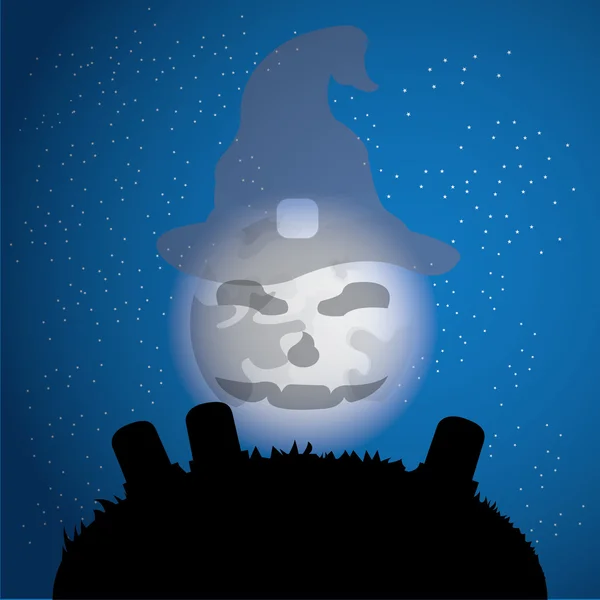 Gekleurde halloween achtergrond — Stockvector