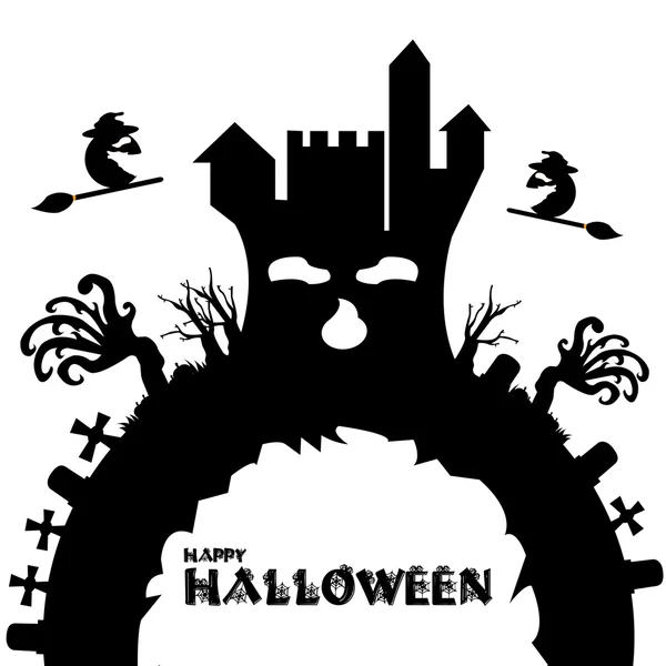 Colored halloween background — Stock Vector