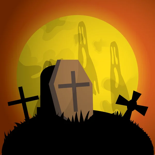 Fond d'Halloween coloré — Image vectorielle
