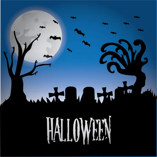 Farbiger Halloween-Hintergrund — Stockvektor