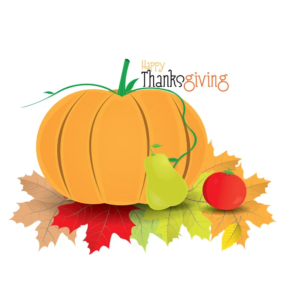 Thanksgiving day background — Stock Vector