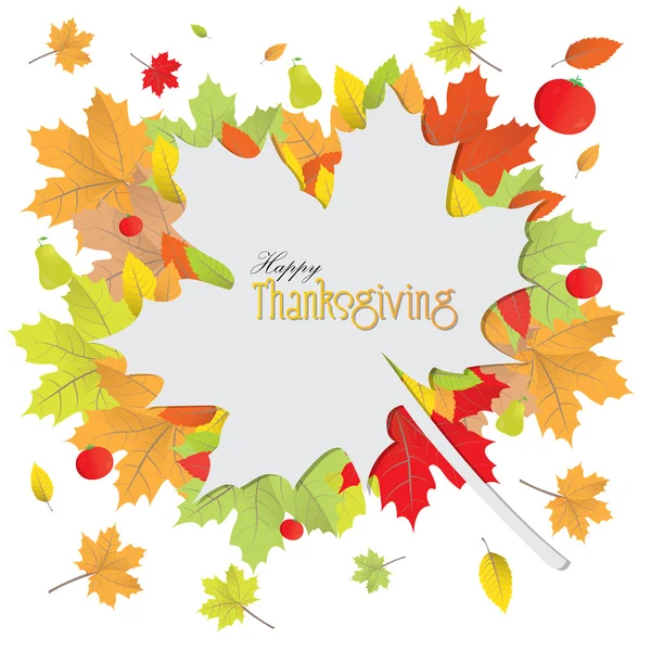 Thanksgiving day background — Stock Vector