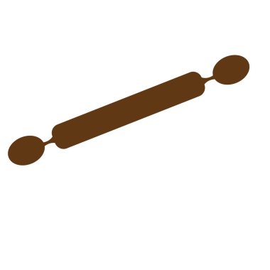 İzole ekmek simgesi