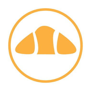 İzole ekmek simgesi