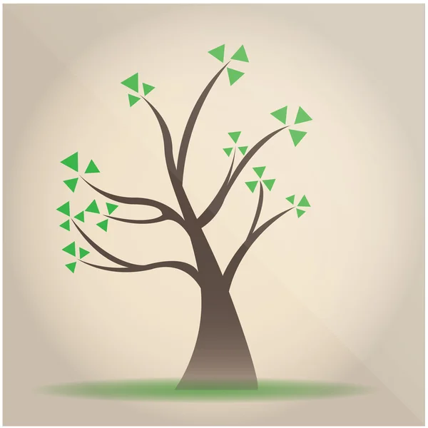 分離の抽象的な木 — ストックベクタ