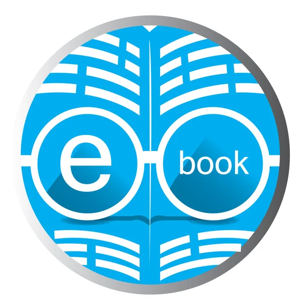 Farbiges eBook-Symbol — Stockvektor
