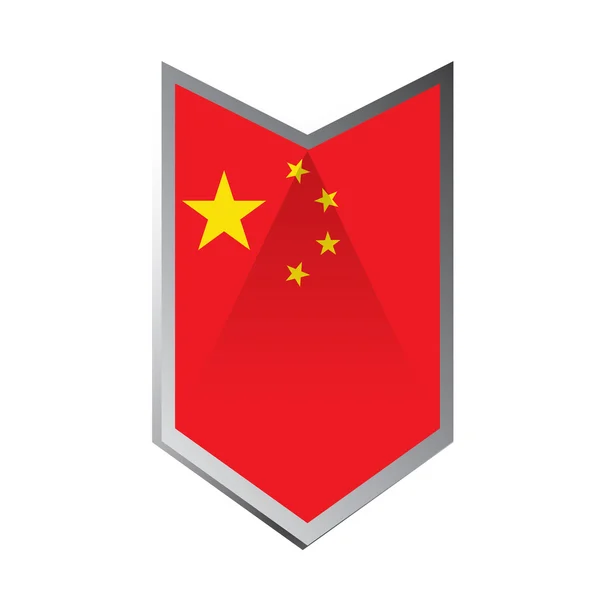 Banner flag terisolasi - Stok Vektor