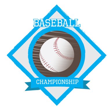 İzole beyzbol Amblemler