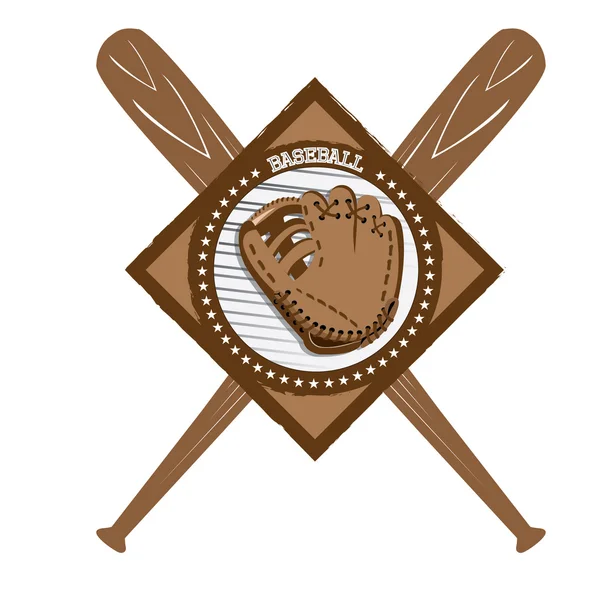 ISolated Baseball emblems — Stock Vector