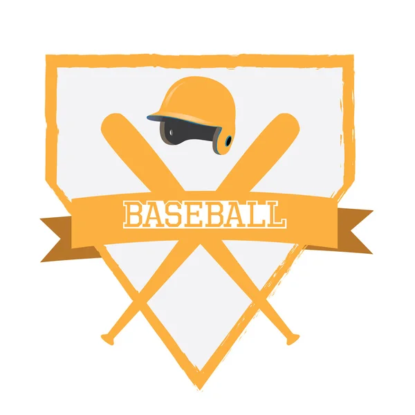 Emblemas de béisbol ISolated — Vector de stock