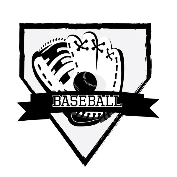 Emblemi di baseball isolati — Vettoriale Stock