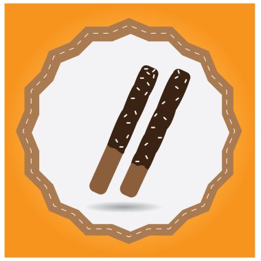 İzole ekmek simgesi