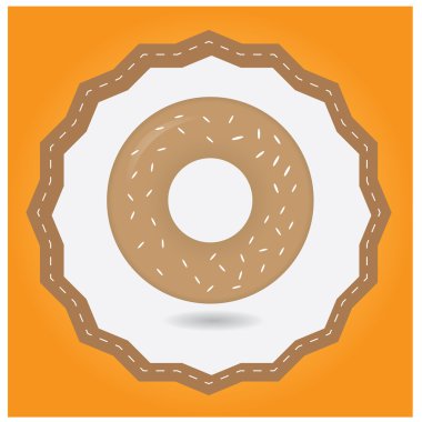 İzole ekmek simgesi