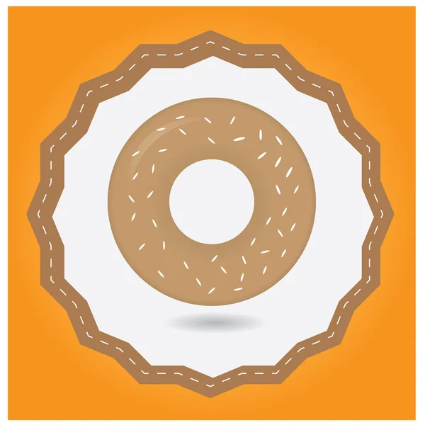 Ikone der Bäckerei — Stockvektor
