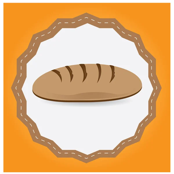 Icône de boulangerie isolée — Image vectorielle