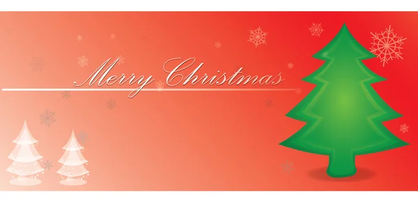 Gekleurde kerst banner — Stockvector