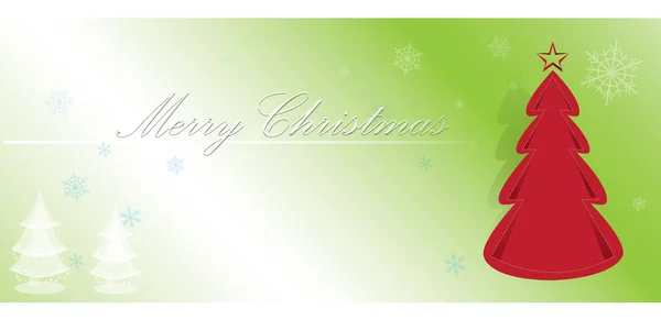 Banner de Navidad de colores — Vector de stock