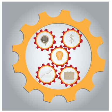 soyut ekip çalışması kavramı