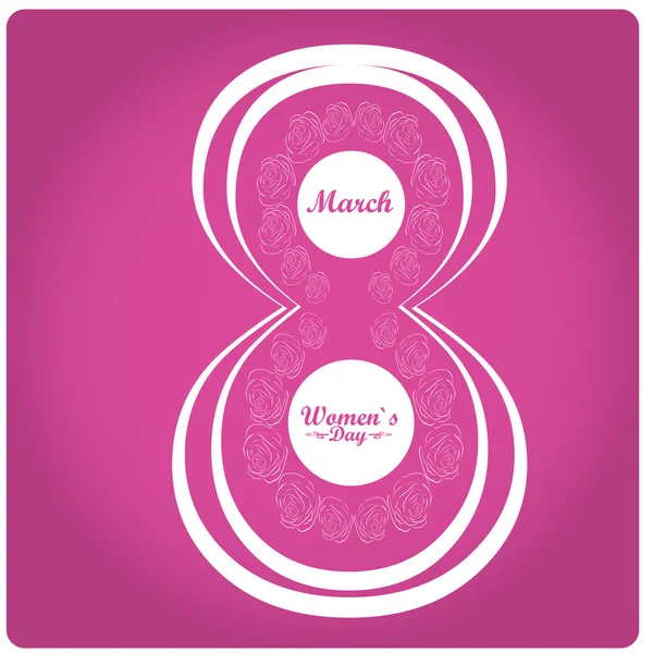 Happy women's day — Stock Vector