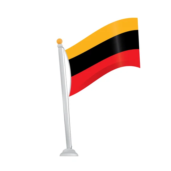 Bandiera del paese isolato — Vettoriale Stock