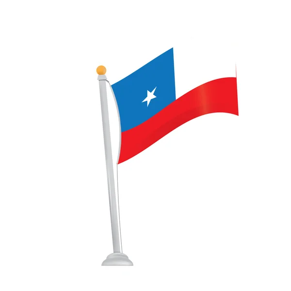 Bandera de país aislada — Archivo Imágenes Vectoriales