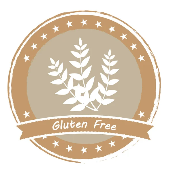 Gluten ücretsiz afiş — Stok Vektör