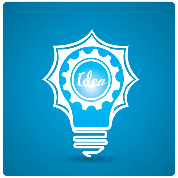 Ampoule Idée conceptuelle — Image vectorielle