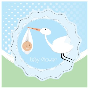 Bebek duş arka plan