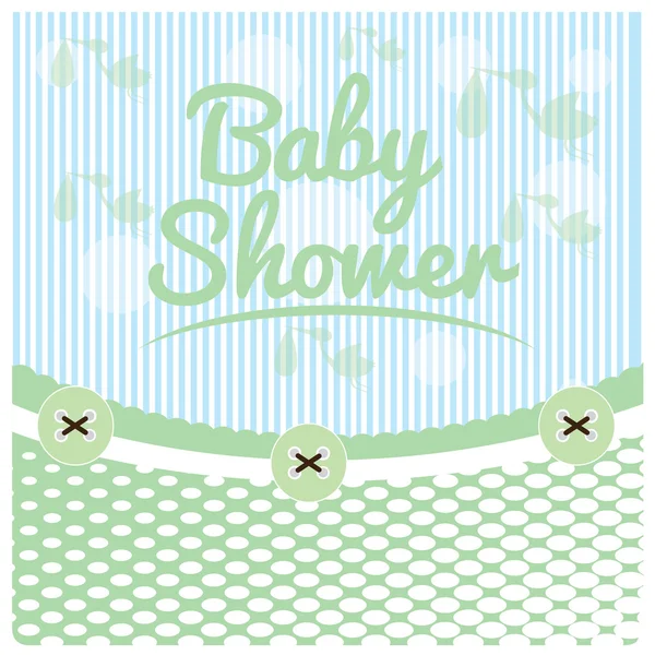 Hintergrund Babydusche — Stockvektor