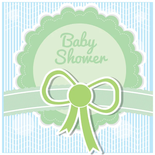 Baby shower background — Stock Vector