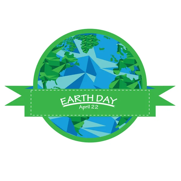 Feliz Dia da Terra — Vetor de Stock