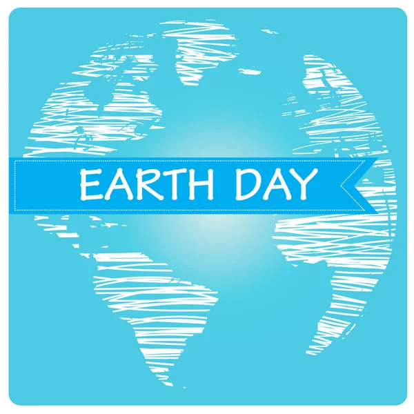 Happy Earth day — Stock Vector