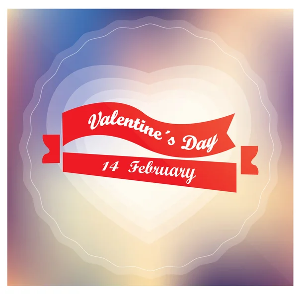 Fijne Valentijnsdag. — Stockvector