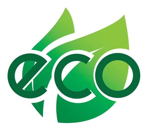 Icono de ecología. Eco-icono — Archivo Imágenes Vectoriales
