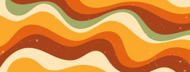 Estetik dalgalı renkli çizgiler.