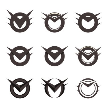 Simgeler. Icons set. Kene. Logosunu görmeniz gerekir. Vektör.