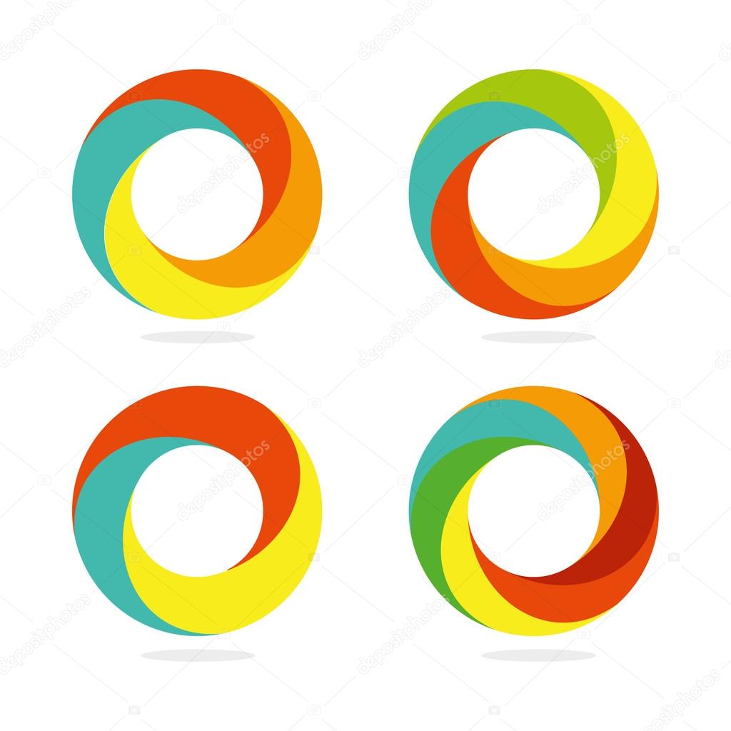 Logo. Abstract. Round. Vector