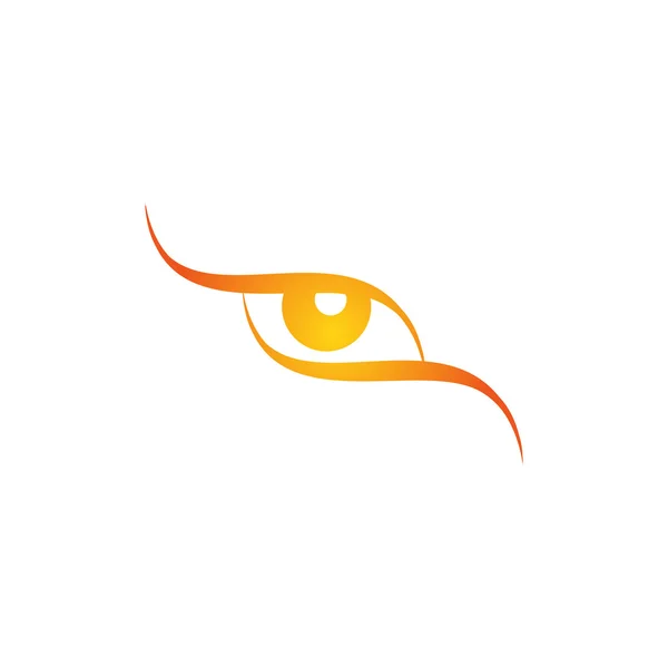 Logo eye. All-Seeing logo. Eye stylized logo. — Stock Vector