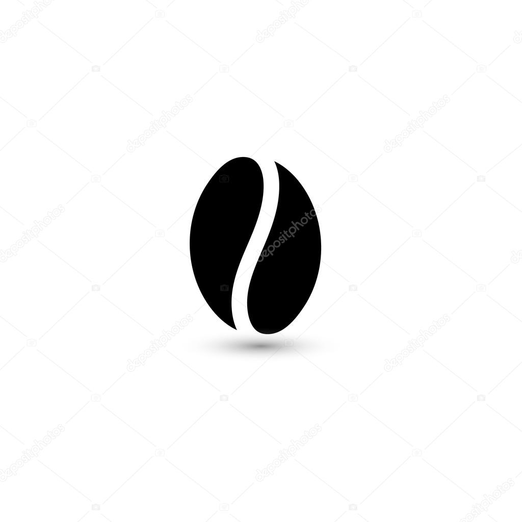 coffee seed sign vector