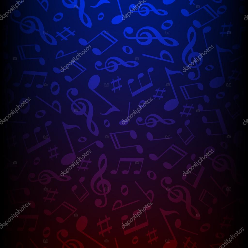 Isolated dark color musical notes vector background. Melody vector  illustration. Classic music pattern wallpaper. Stock Vector Image by  ©artyway #115985354
