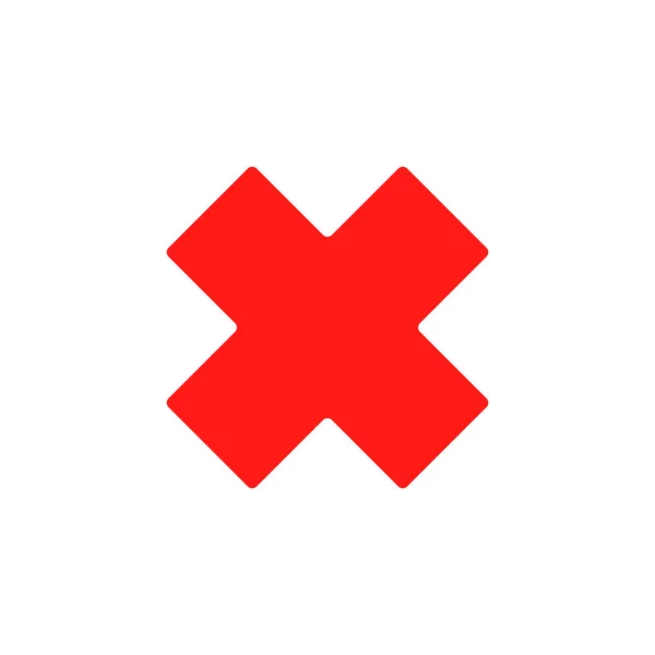 Símbolo na forma de uma letra vermelha H. Gesso vermelho. Cancelamento ou rescisão do botão . —  Vetores de Stock