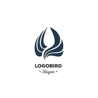 İzole, karikatür, geek, sıkı kartal uçan, üçgen vektör şekli, minimalizm, düz, şık, geometrik stilize logo, koyu renk logo şablonu, kuş, kanatlar, tüyler, kartal elemanı logosu.