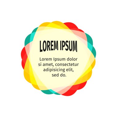 Parlak tasarım öğeleri renkli arka plan için. Metin ile renk üçgen sopa. Web şablonları. Grafik çağdaş tasarım öğesi. Parlak çocuk substrat metnin altına.