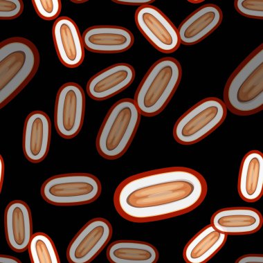 Kusursuz tarih vektör deseni. Minimalist yemek geçmişi. Vitaminler tekrarlanabilir doku