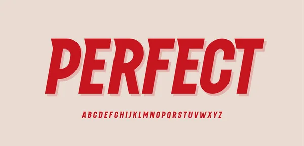 Узкий смелый алфавит. Спортивный динамический шрифт с современными засечками, винтажными скоростями для логотипа, заголовков, букв и типографики. Высокие и высокие буквы, векторный типографический дизайн — стоковый вектор