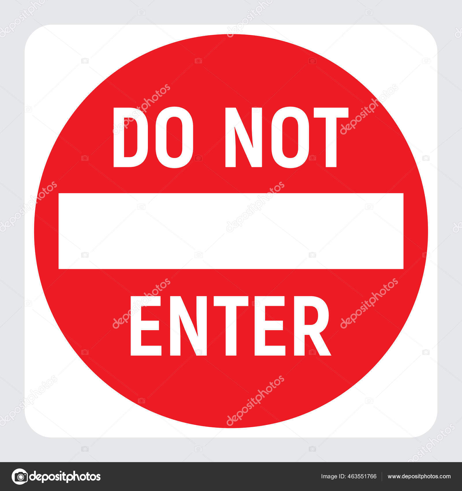 do not enter symbol