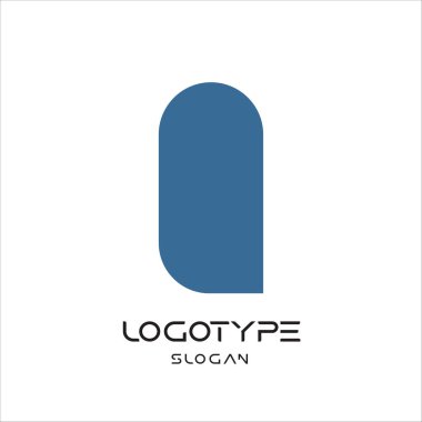 Q harfi logosu, giriş tüneli soyut işareti, geometrik anıtsal etiket. Modern pul monogramı, logo, modern marka konsepti için basit gömülü harf. Logot tasarımı