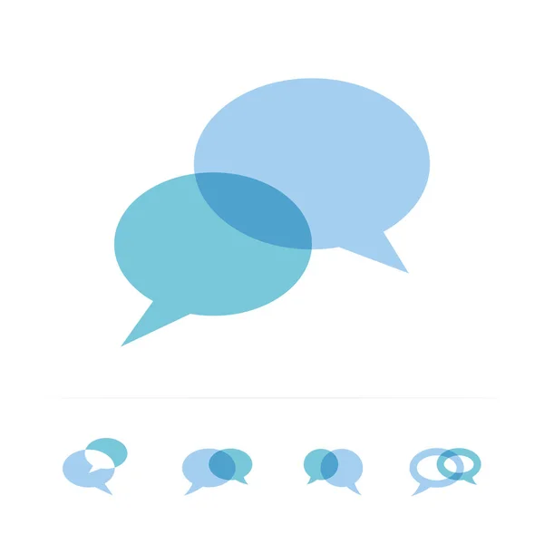 Dyskusja czat mówić ikona, logo doradztwa komunikacyjnego, odpowiedzieć znak wiadomości dialogowych, skonsultować symbol wiadomości wsparcia. — Wektor stockowy